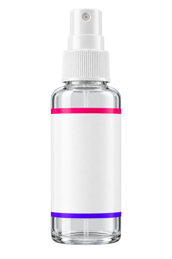 BPC-157 / TB-500 20 mg / 20 mg — oral glass spray bottle, bwell packaging illustration